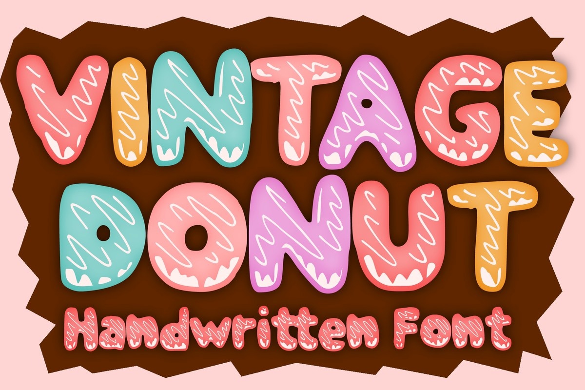 폰트 Vintage Donut
