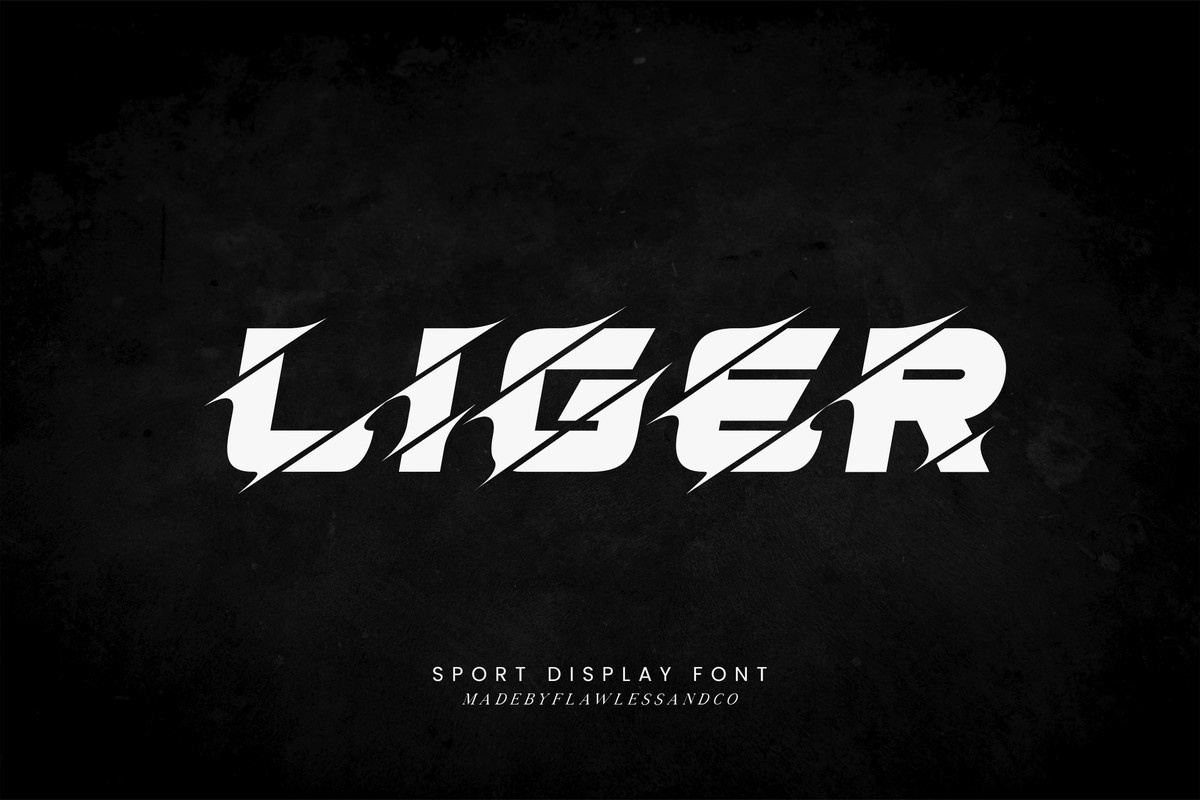 폰트 Liger