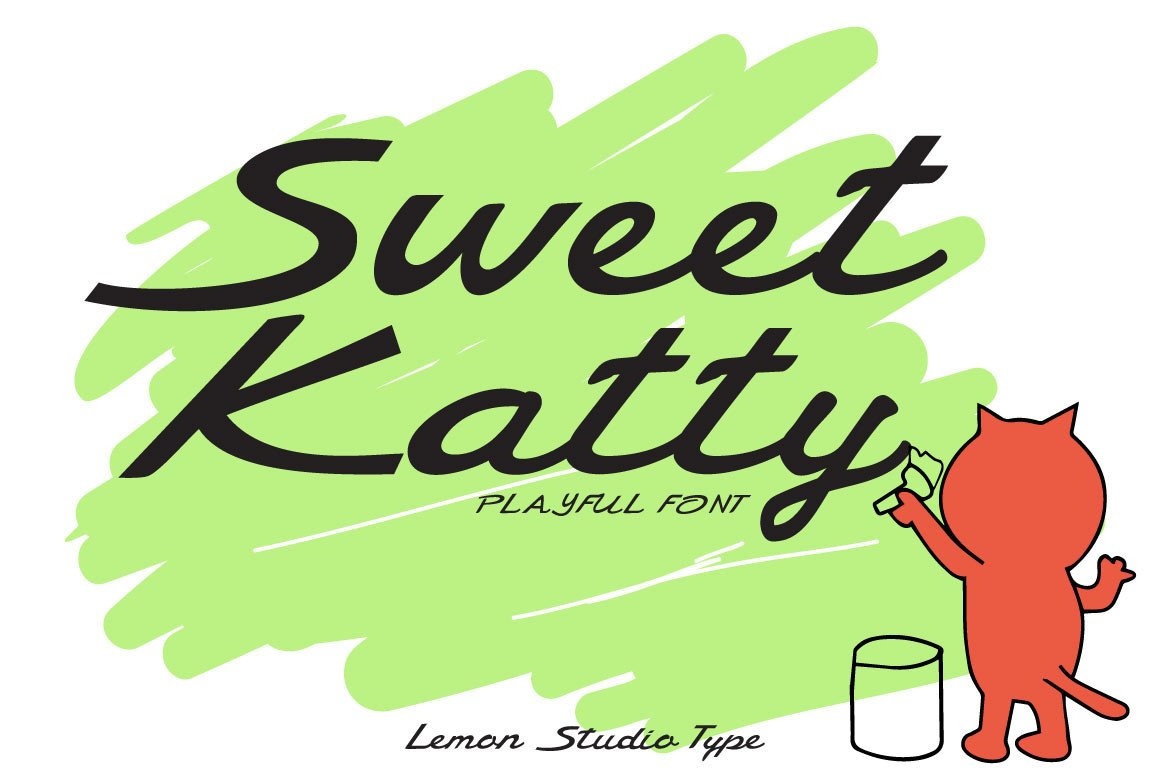 폰트 Sweet Katty