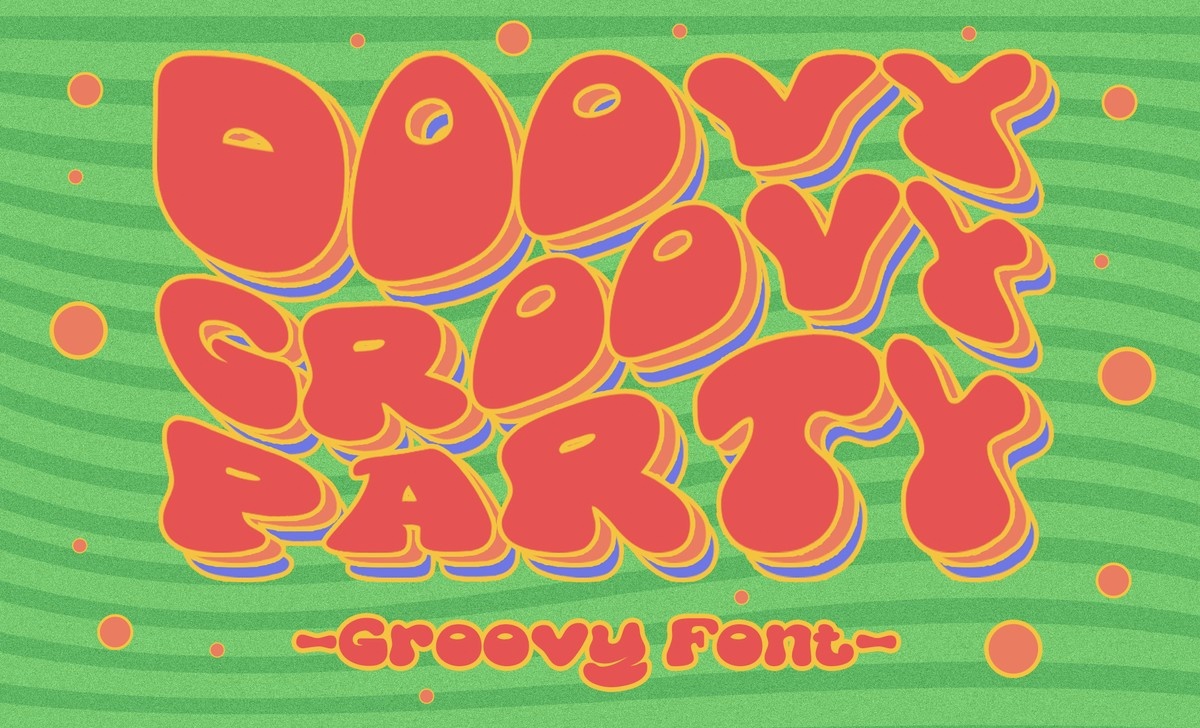 폰트 Doovy Groovy Party