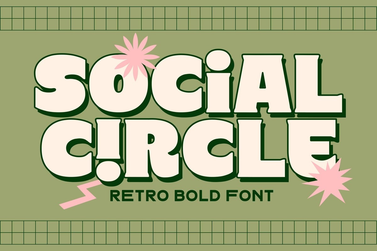 폰트 Social Circle