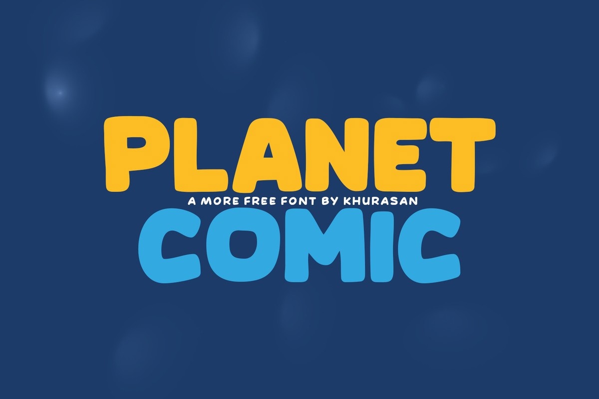 폰트 Planet Comic