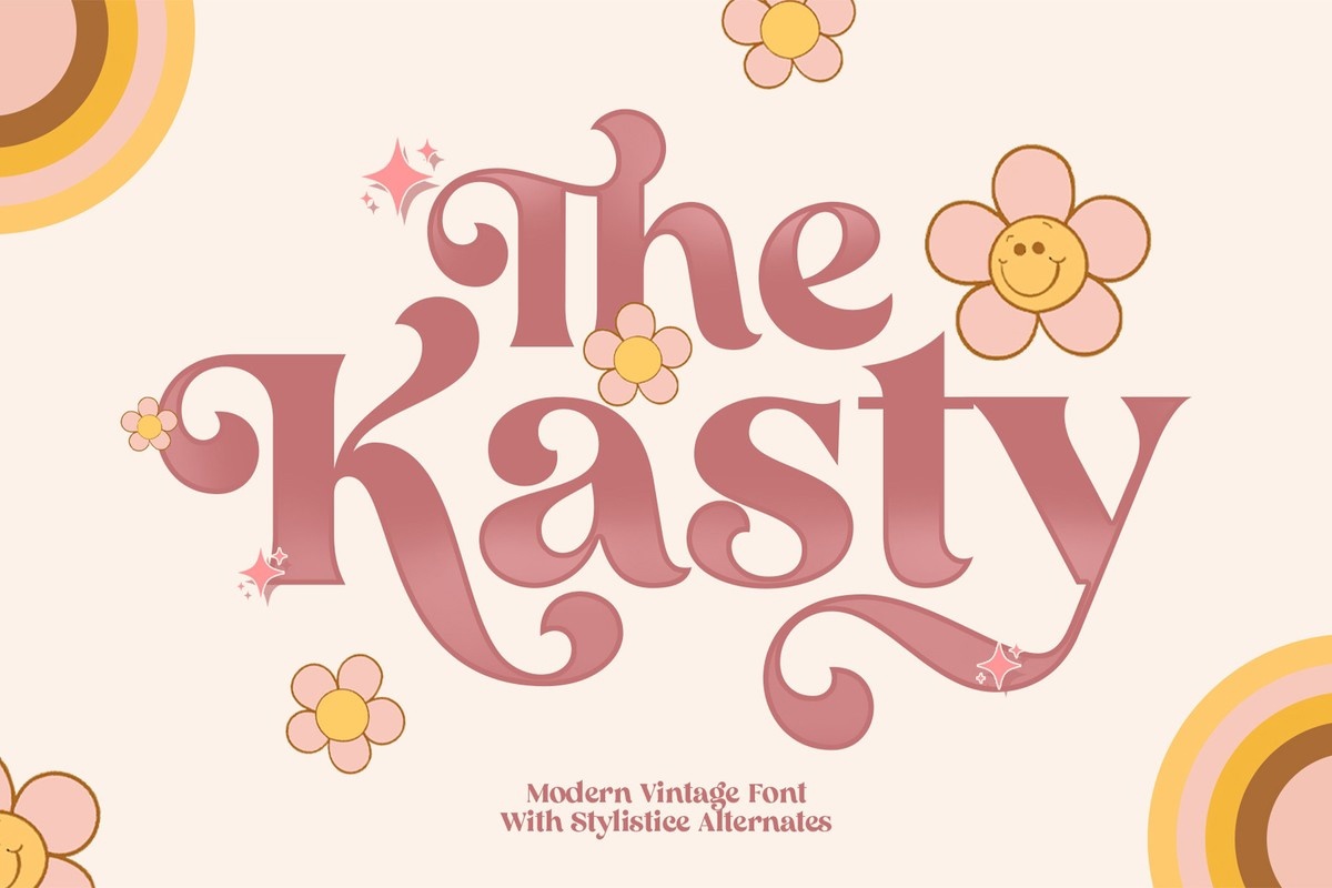 폰트 The Kasty