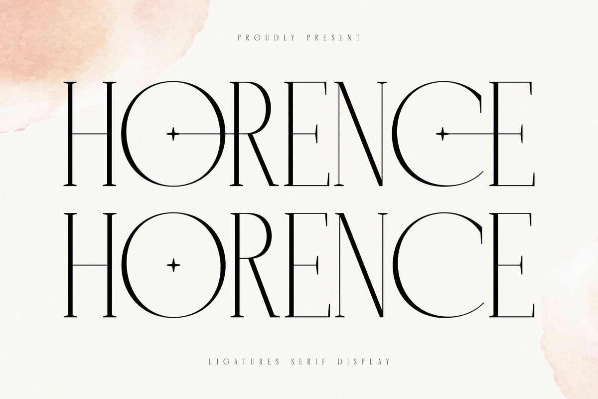 폰트 Horence