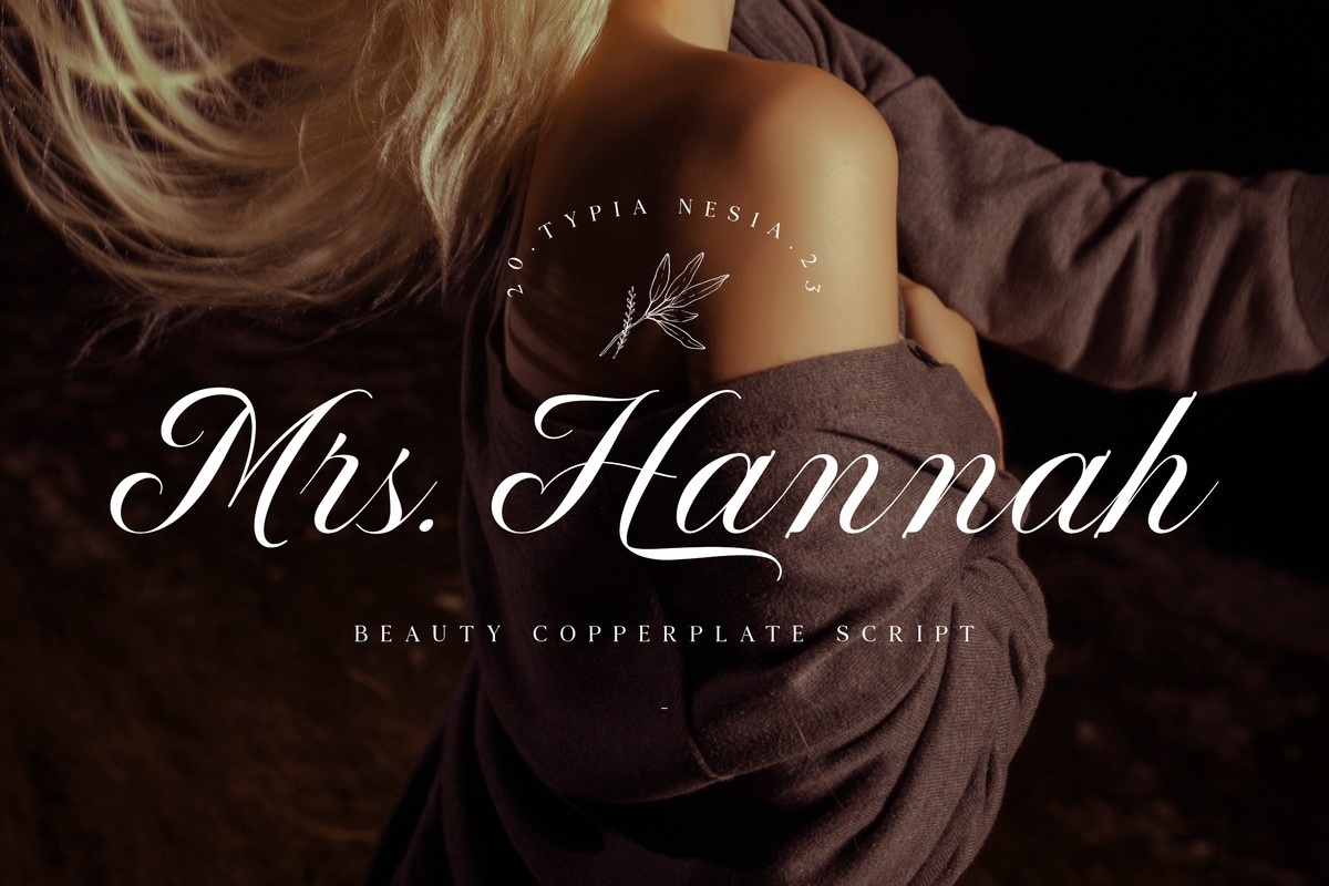 폰트 Mrs Hannah