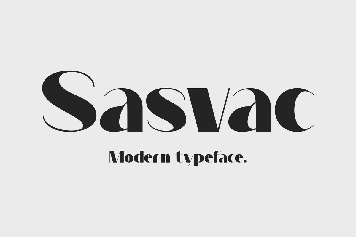 폰트 Sasvac