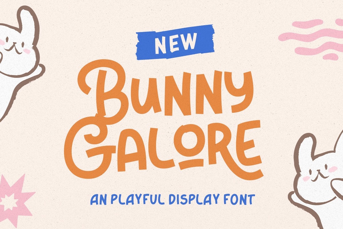 폰트 Bunny Galore