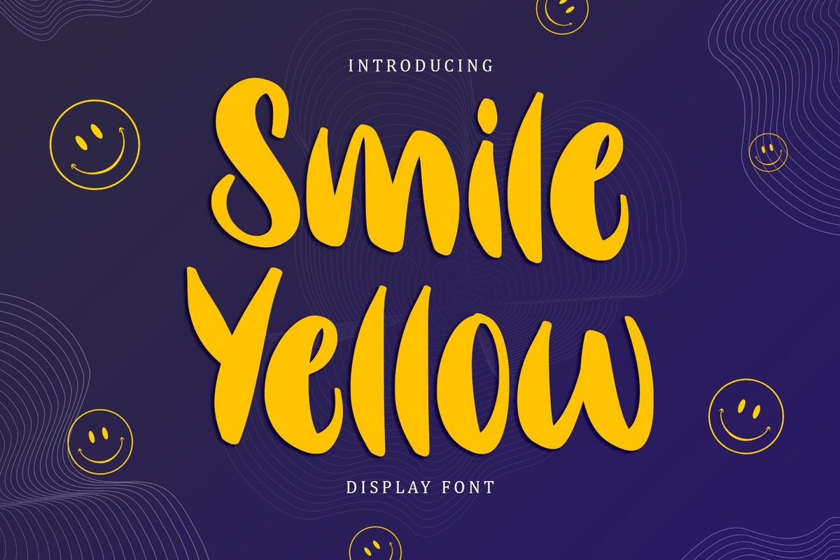 폰트 Smile Yellow