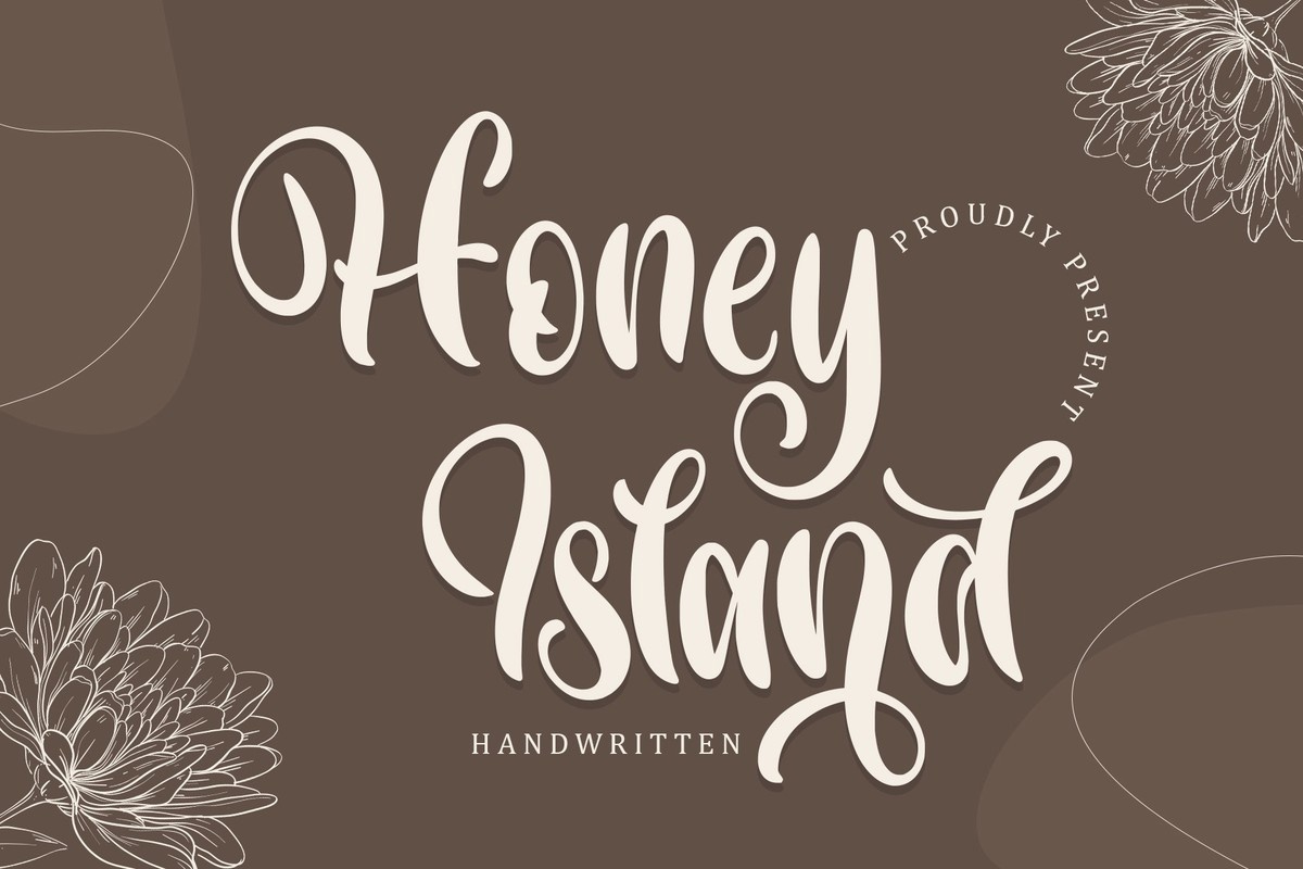 폰트 Honey Island
