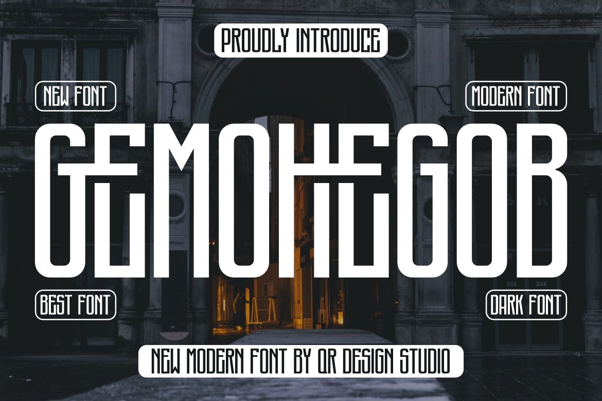 폰트 Gemohegob