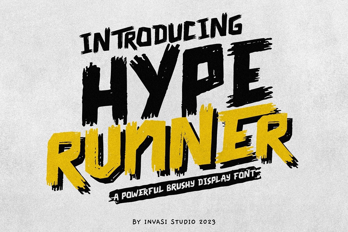 폰트 Hype Runner