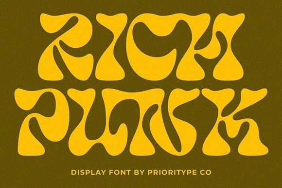폰트 Rich Punk