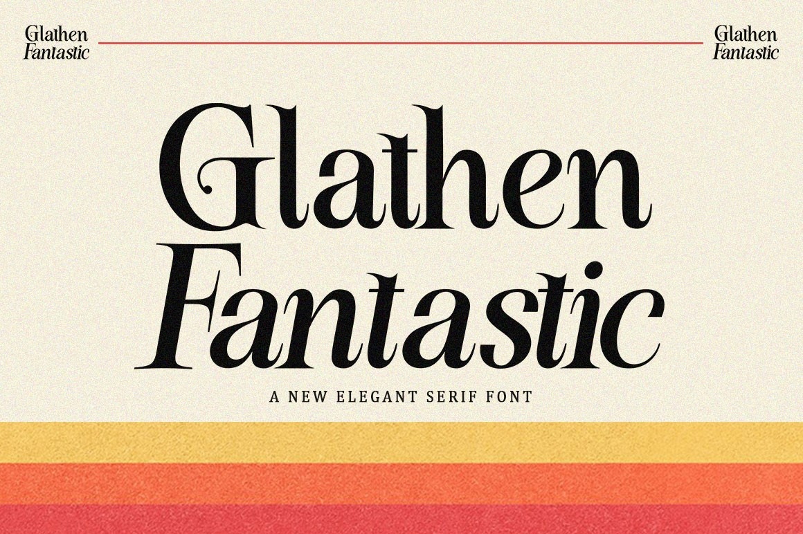 폰트 Glathen Fantastic