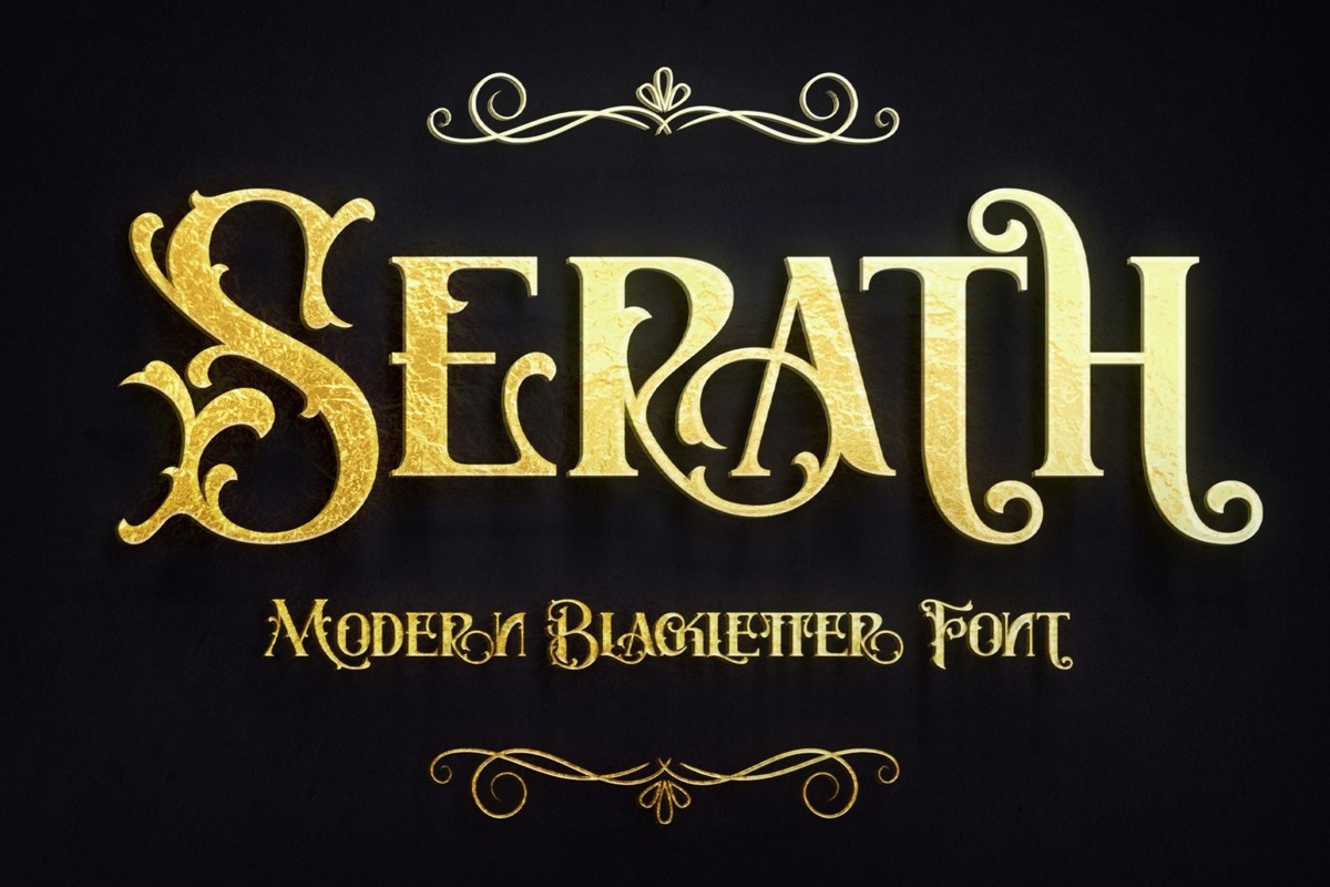 폰트 Serath