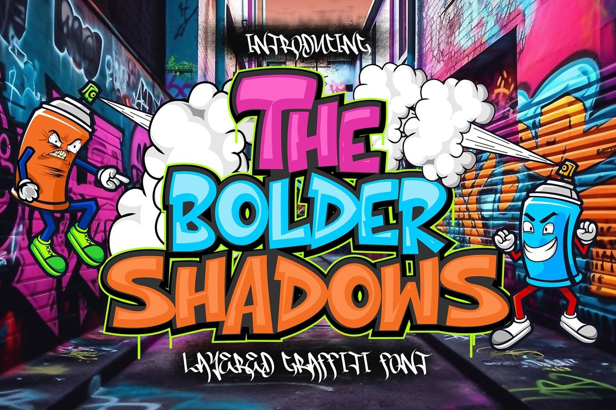 폰트 The Bolder Shadow