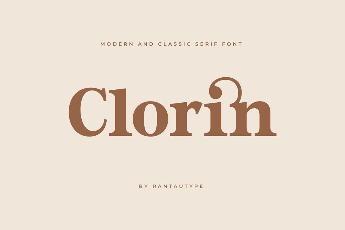 폰트 Clorin