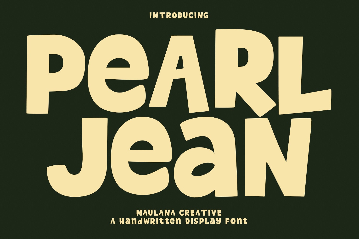 폰트 Pearl Jean