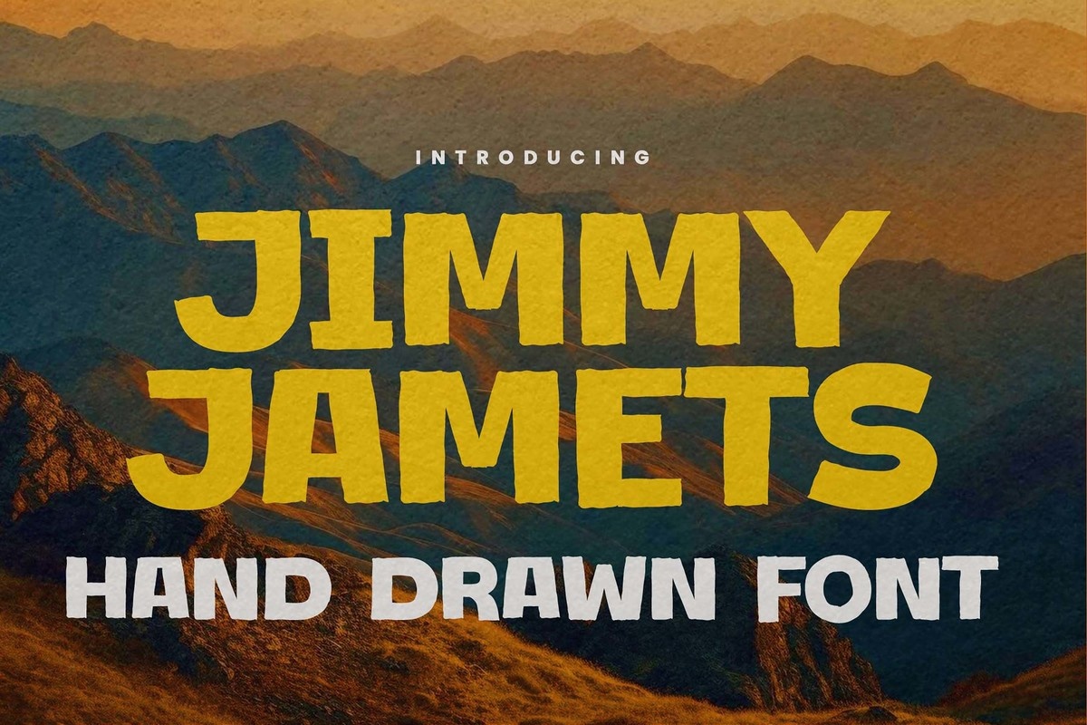 폰트 Jimmy Jamets