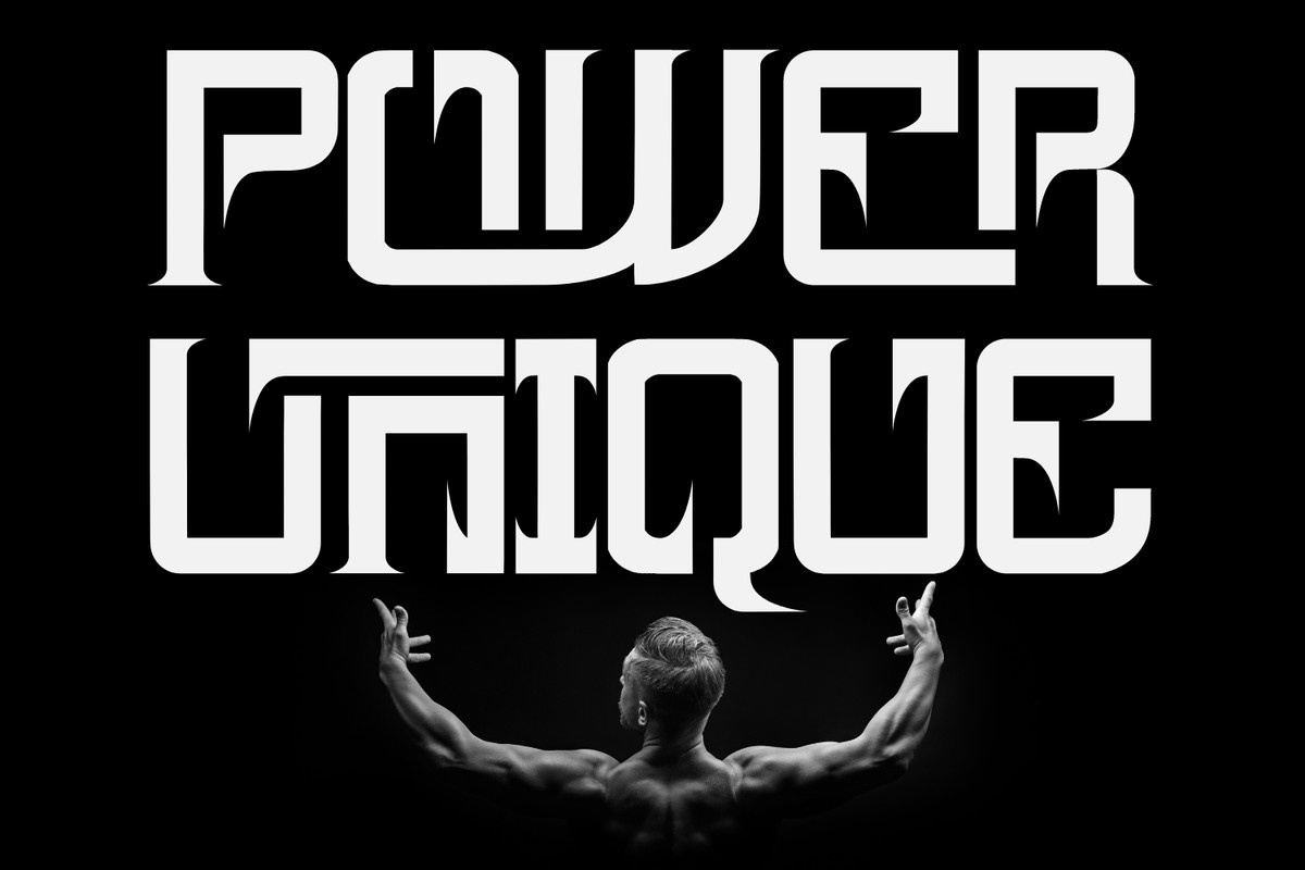 폰트 Power Unique