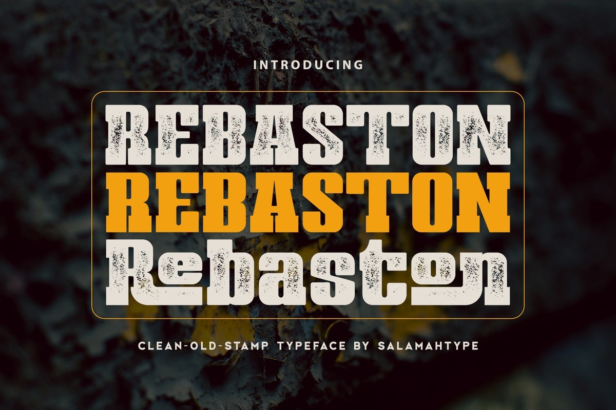 폰트 Rebaston