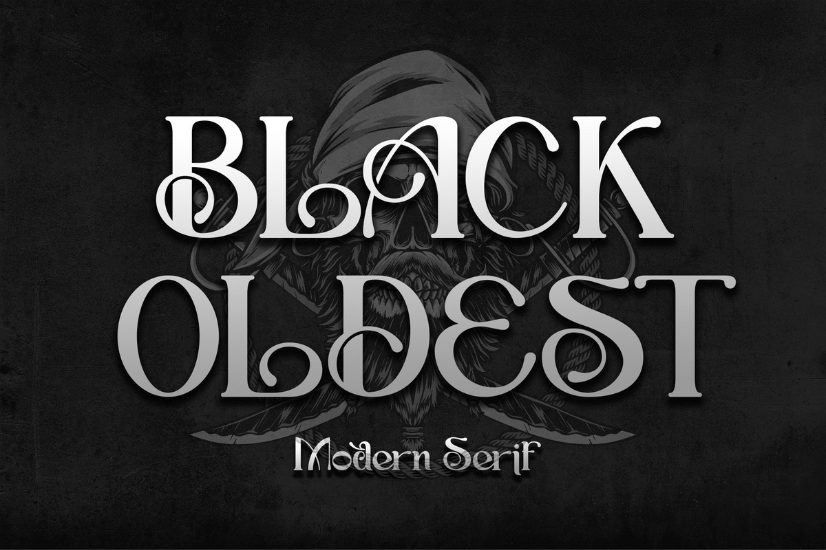 폰트 Black Oldest