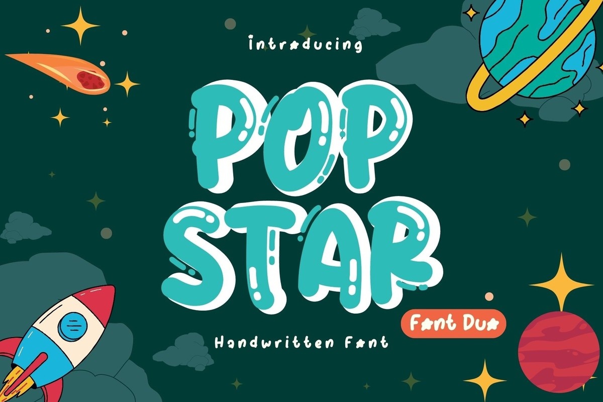 폰트 Pop Star