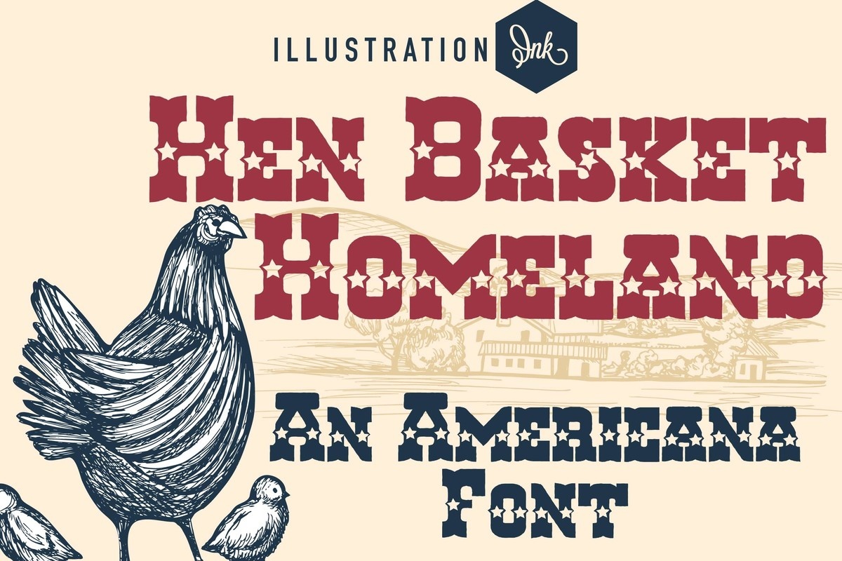 폰트 Hen Basket Homeland
