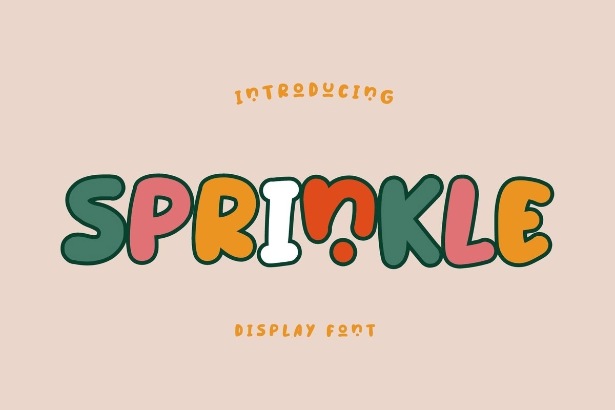폰트 Sprinkle
