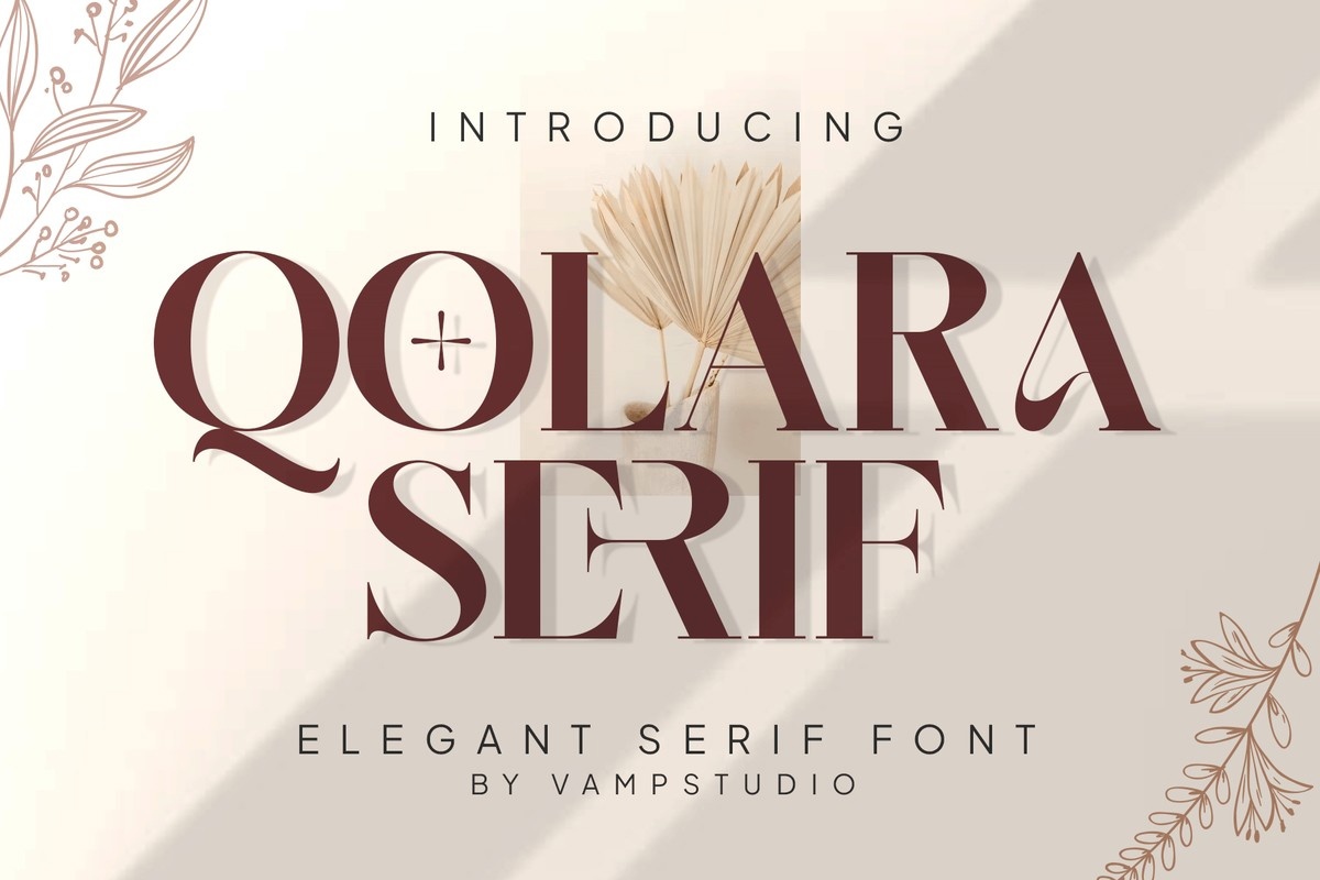 폰트 Qolara serif
