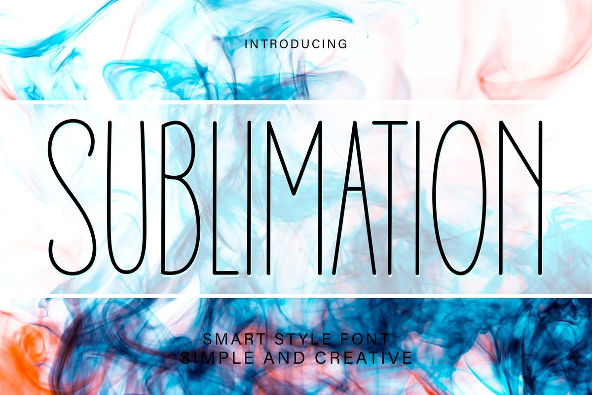 폰트 Sublimation