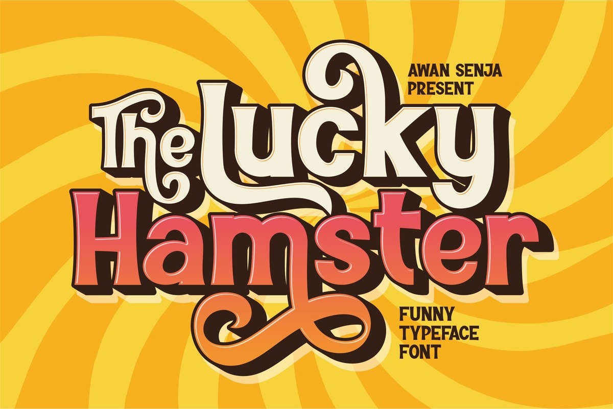 폰트 The Lucky Hamster