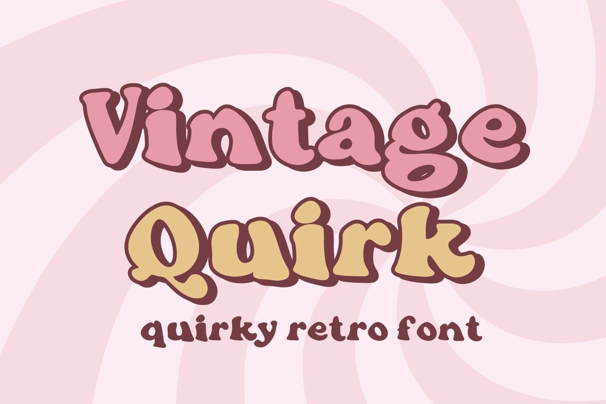 폰트 Vintage Quirk