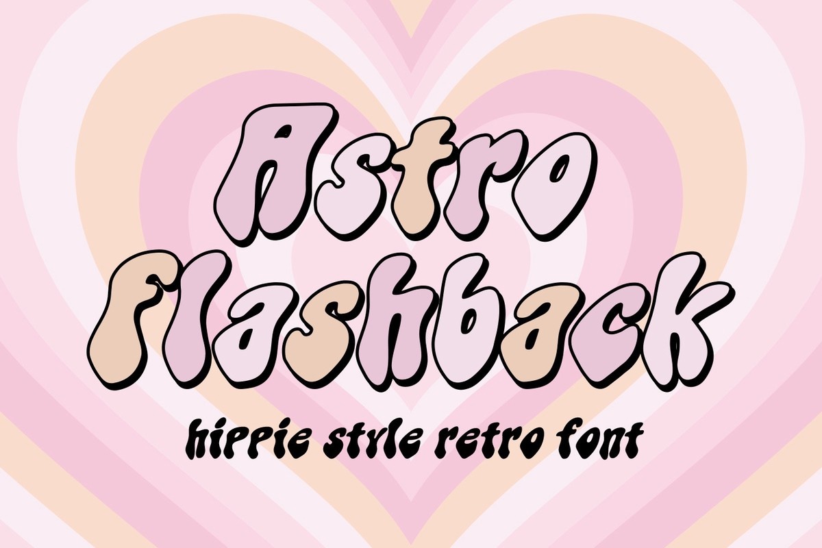 폰트 Astro Flashback