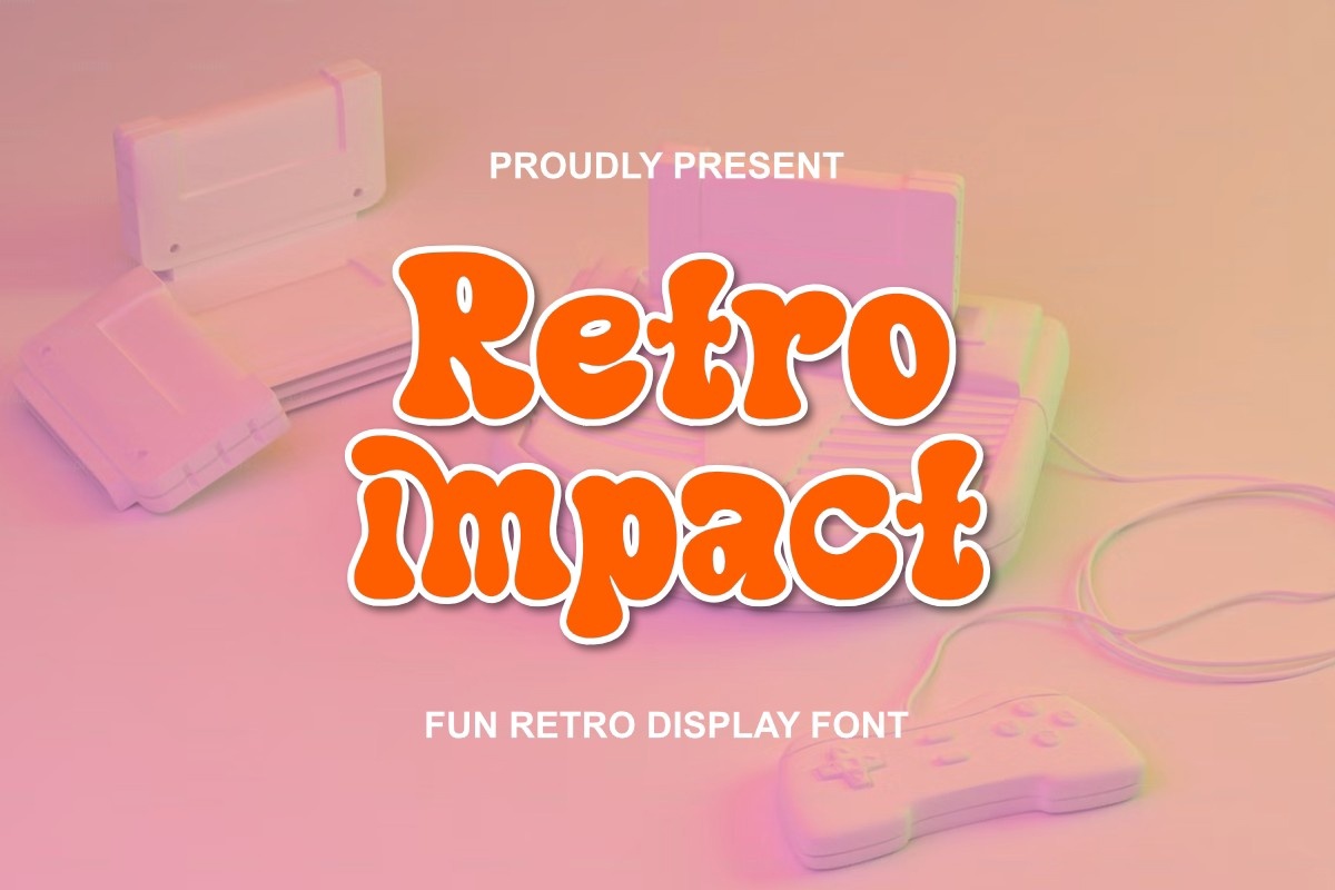 폰트 Retro Impact