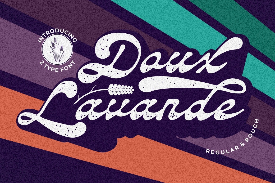 폰트 Daux Lavande