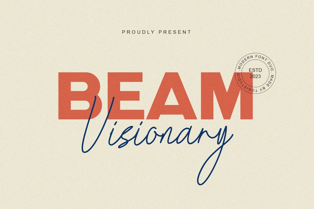 폰트 Beam Visionary
