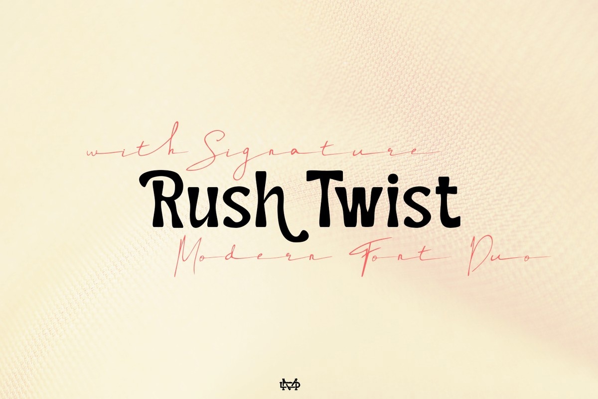 폰트 Rush Twist