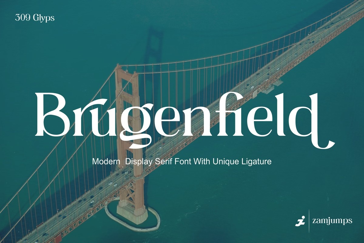 폰트 Brugenfield