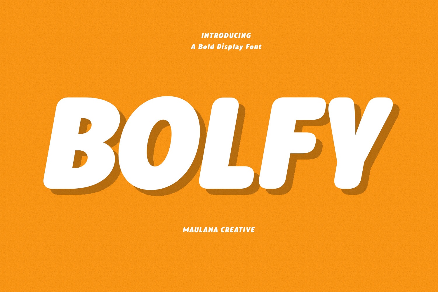 폰트 Bolfy