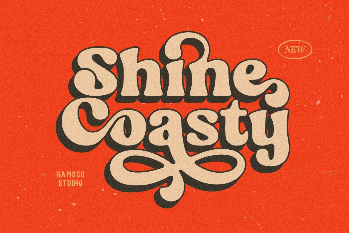 폰트 Shine Coasty