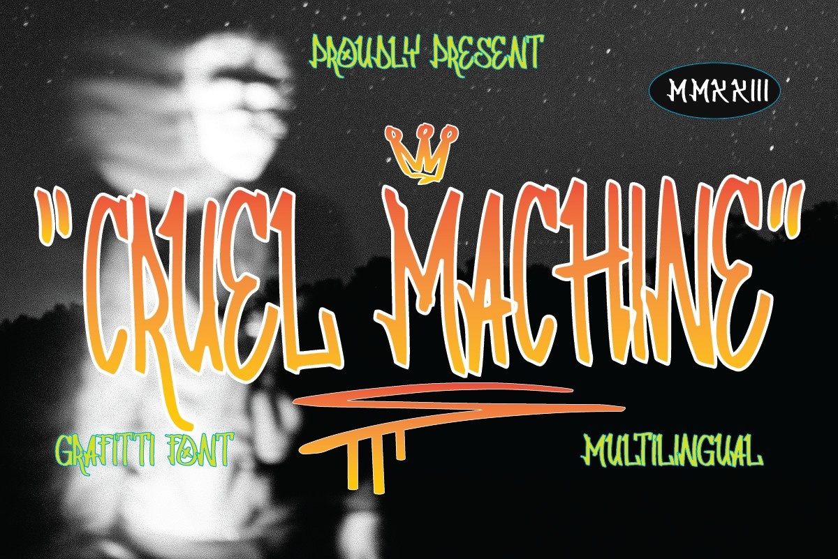 폰트 Cruel Machine