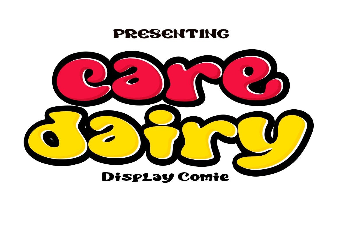 폰트 Care Dairy