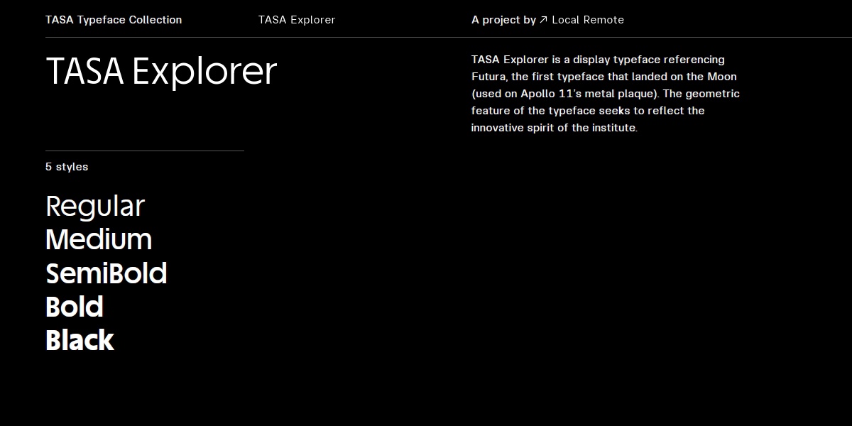 폰트 TASA Explorer
