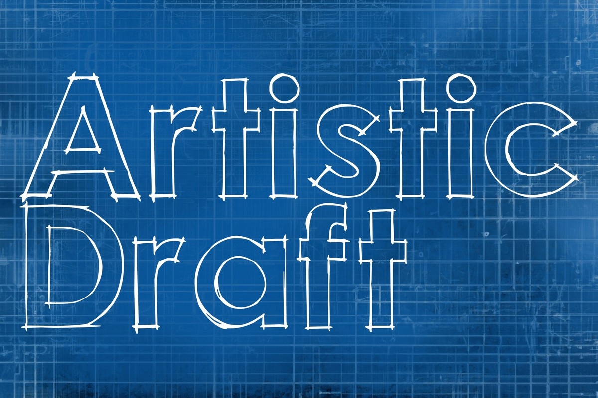 폰트 Artistic Draft