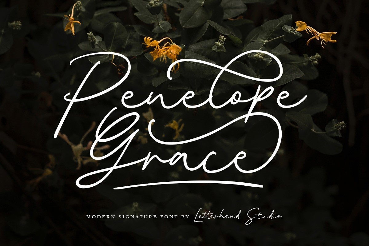 폰트 Penelope Grace