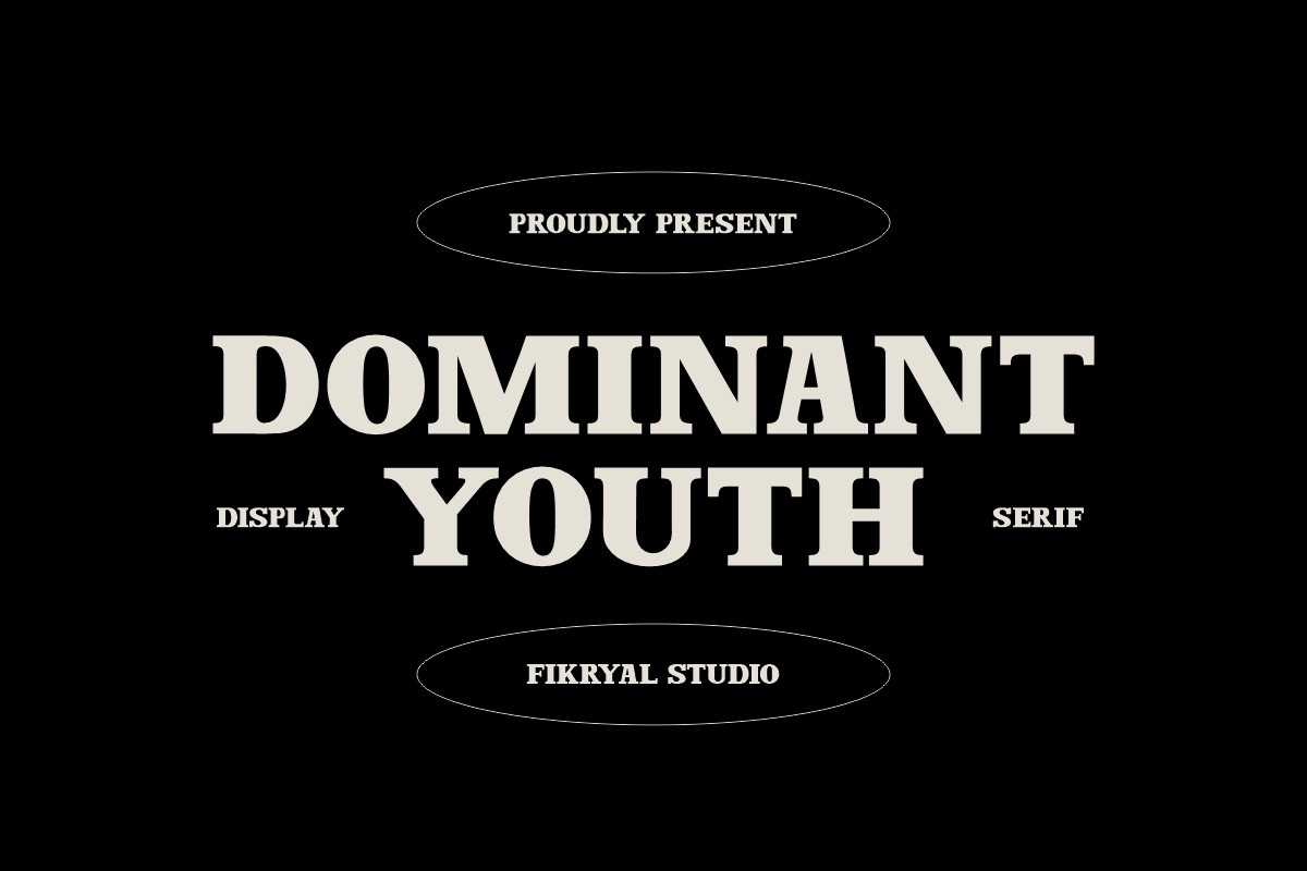 폰트 Dominant Youth