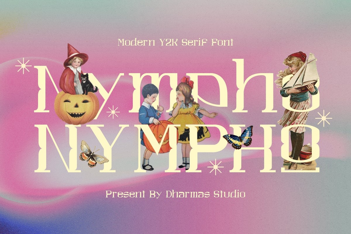 폰트 Nympho