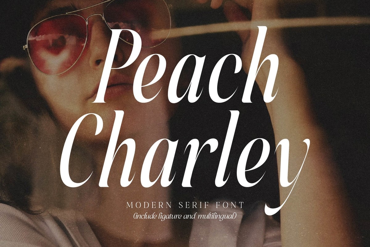 폰트 Peach Charley