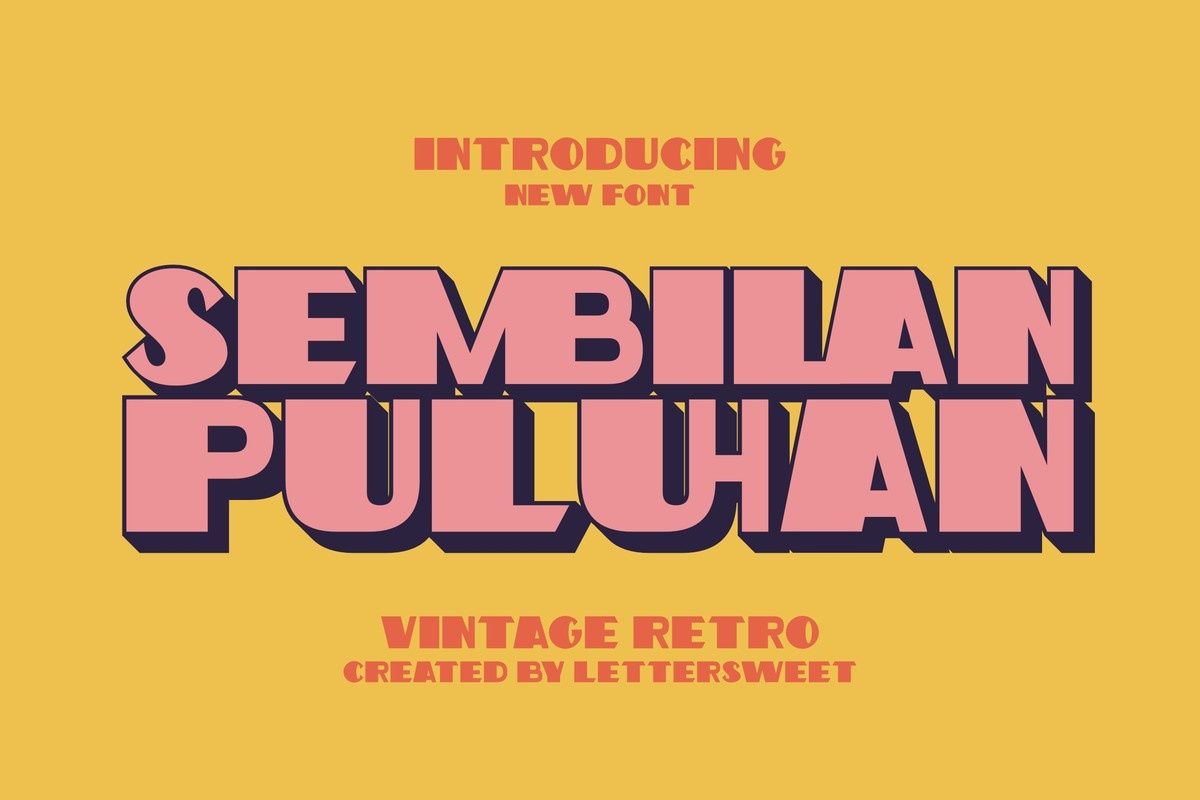 폰트 Sembilan Puluhan