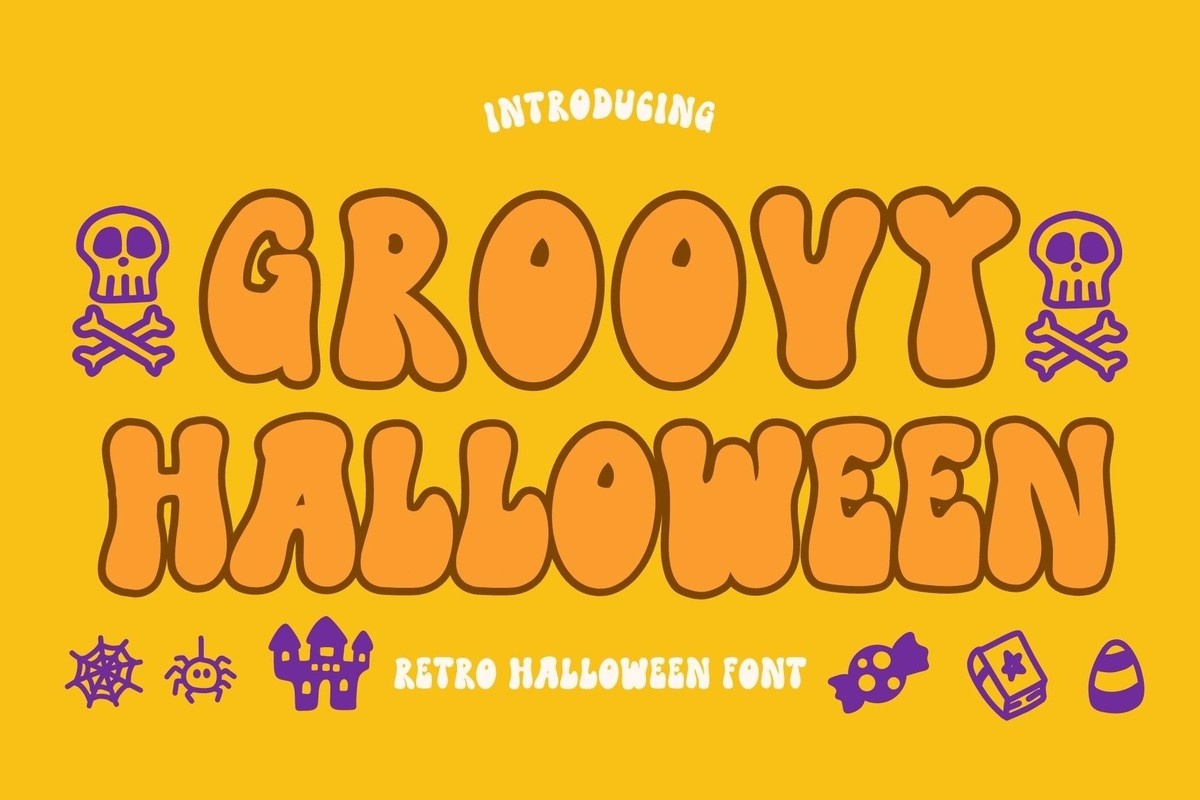 폰트 Groovy Halloween